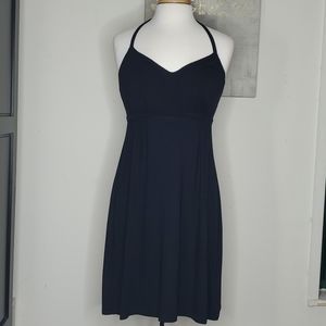 Express Halter Blackless dress